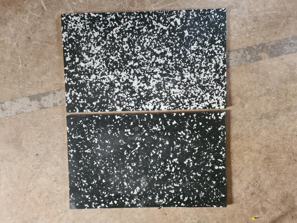 SMILE recycled plastic A4 sheets — sourced for final panel tiles