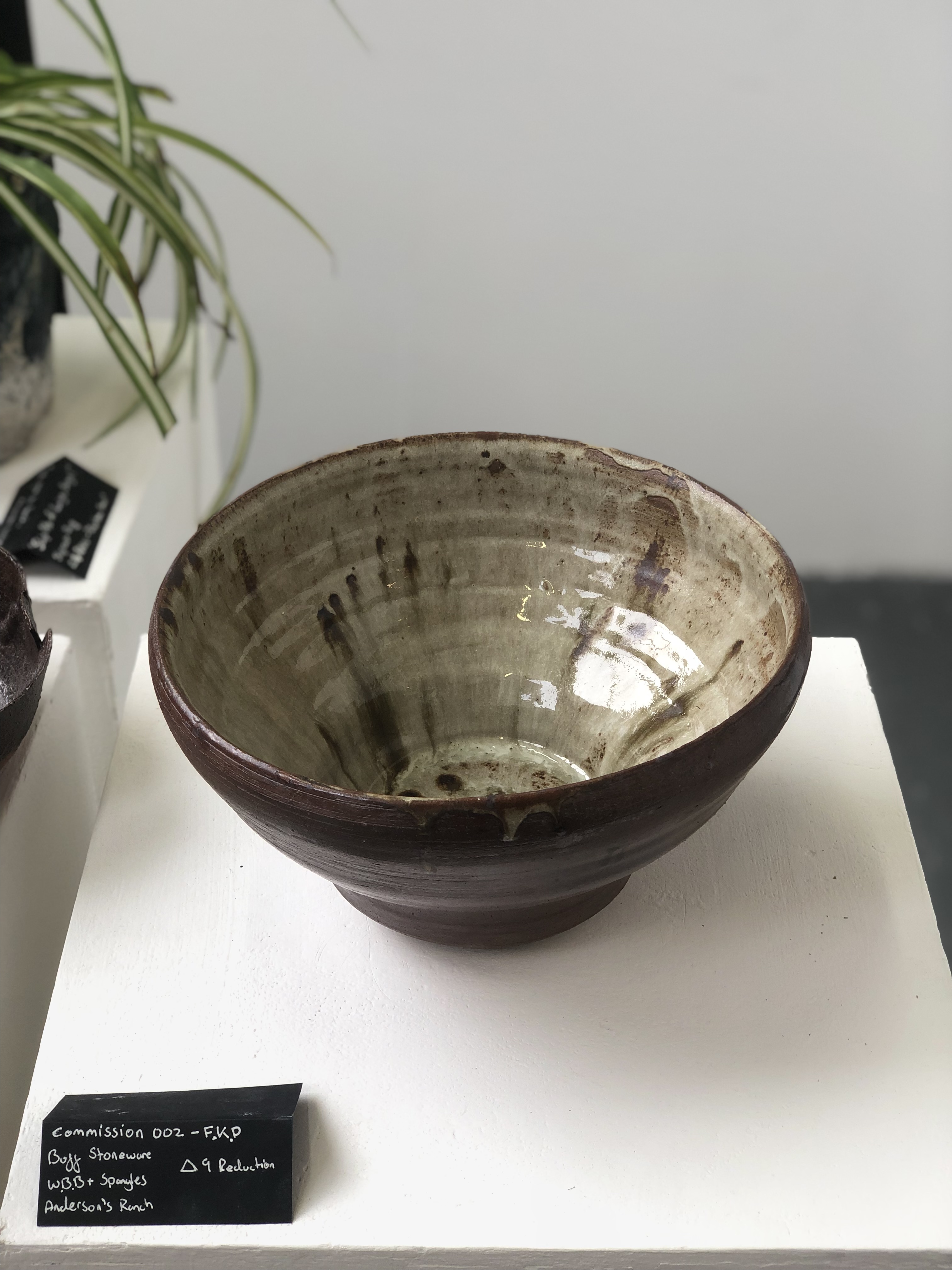 Multanni mitti bowl on display at BLEND — first piece sold publicly
